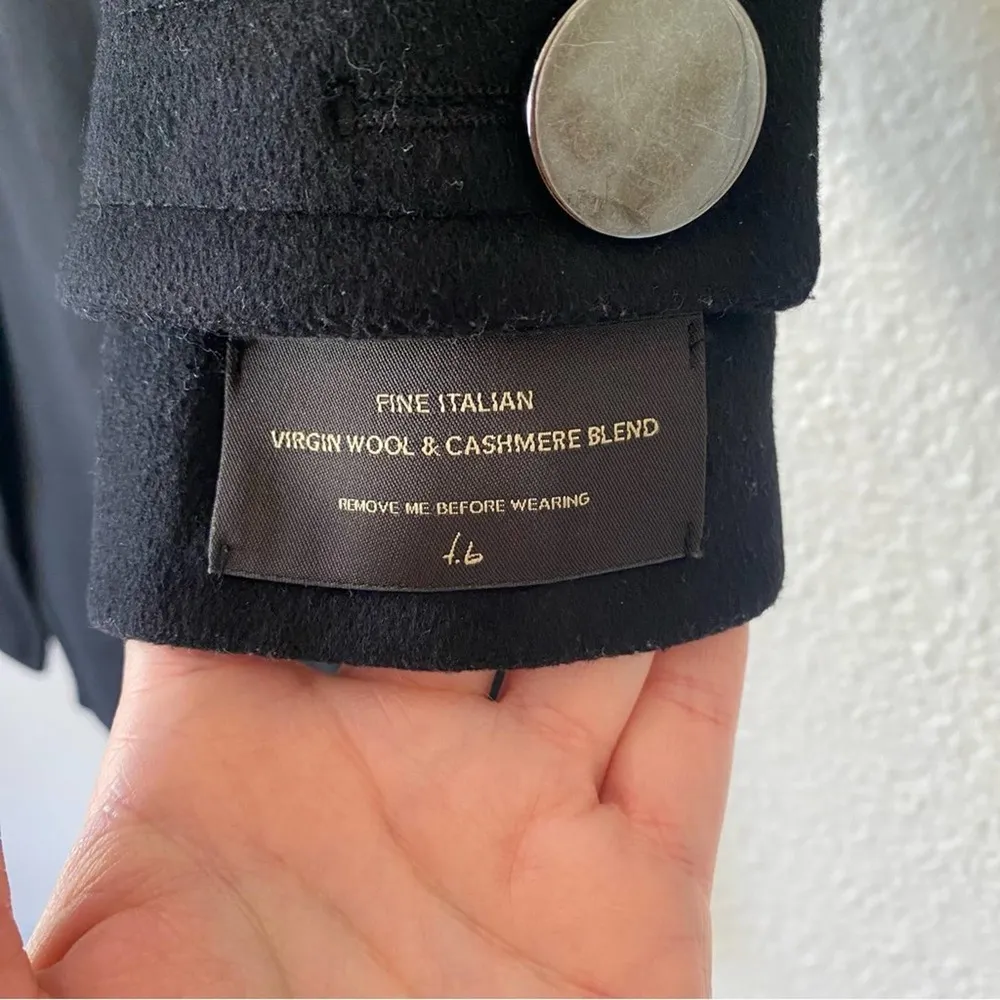 Aritzia Babaton Cashmere Wool Longline Coat Size Small - Image 11