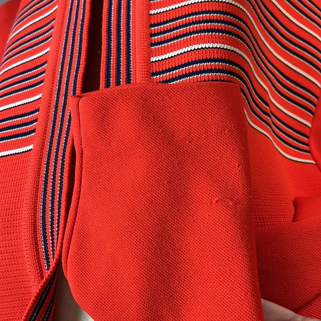 Vintage Orange Sweater Jacket Size undefined - Image 7