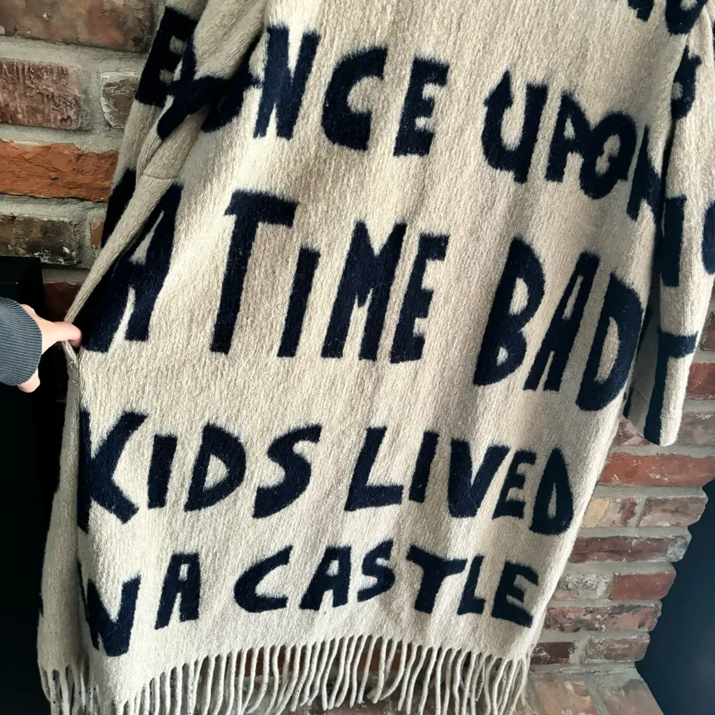 Ottod’Ame Tan Wool Blend Longline Open Sweater Coat - Image 9