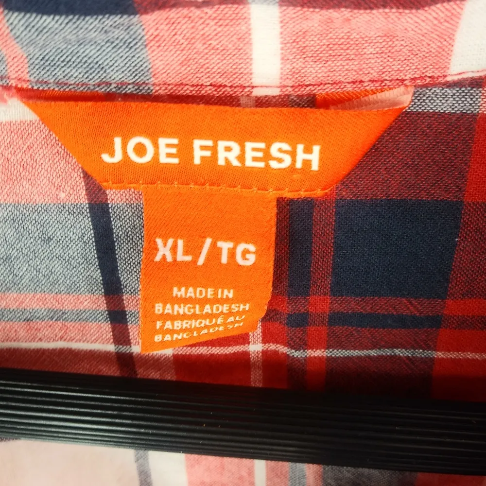 Joe Fresh L Canada Maple Leaf Red Plaid Top - Image 11