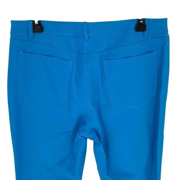 Peace Of‎ Cloth Womens Panticular Stretchy Trouser Pants Blue Size 10 - Image 3