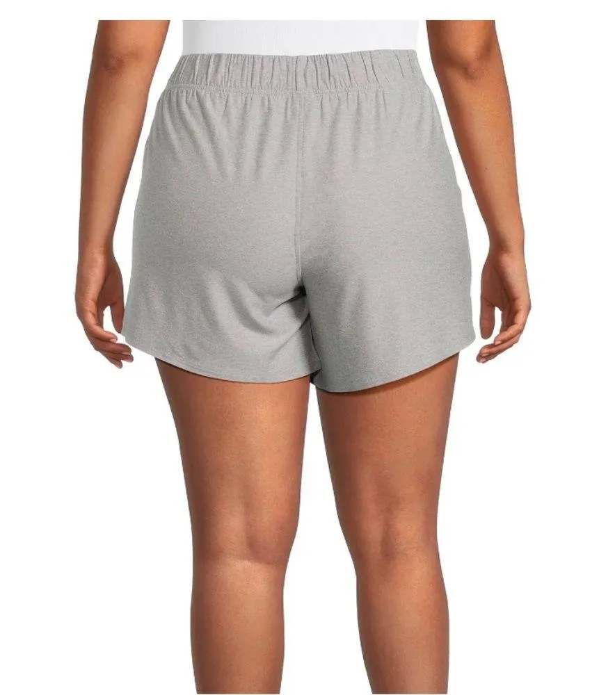 ATHLETIC WORKS Womens Gym Shorts Size 3XL 24-26 Butter Core Gray Heather NWOT - Image 3