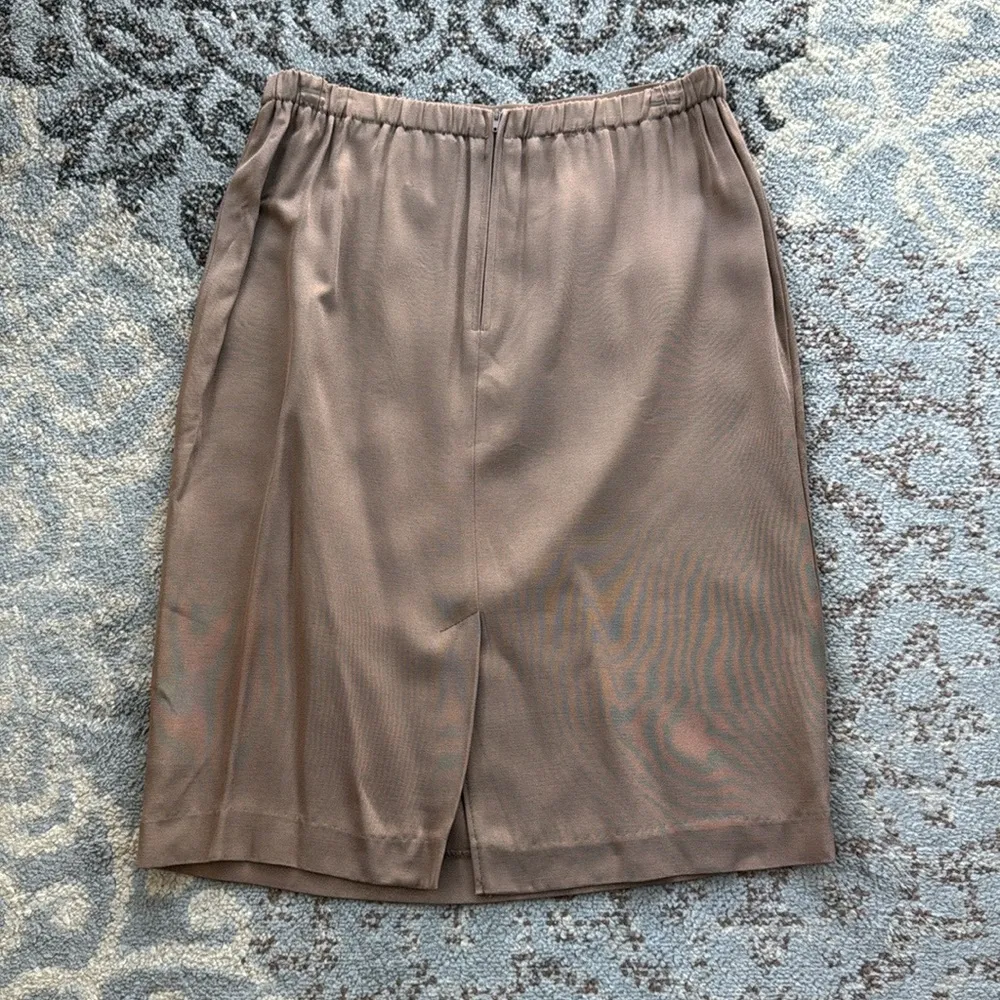 Vintage Studio I Pencil Skirt Brown 12 - Image 3