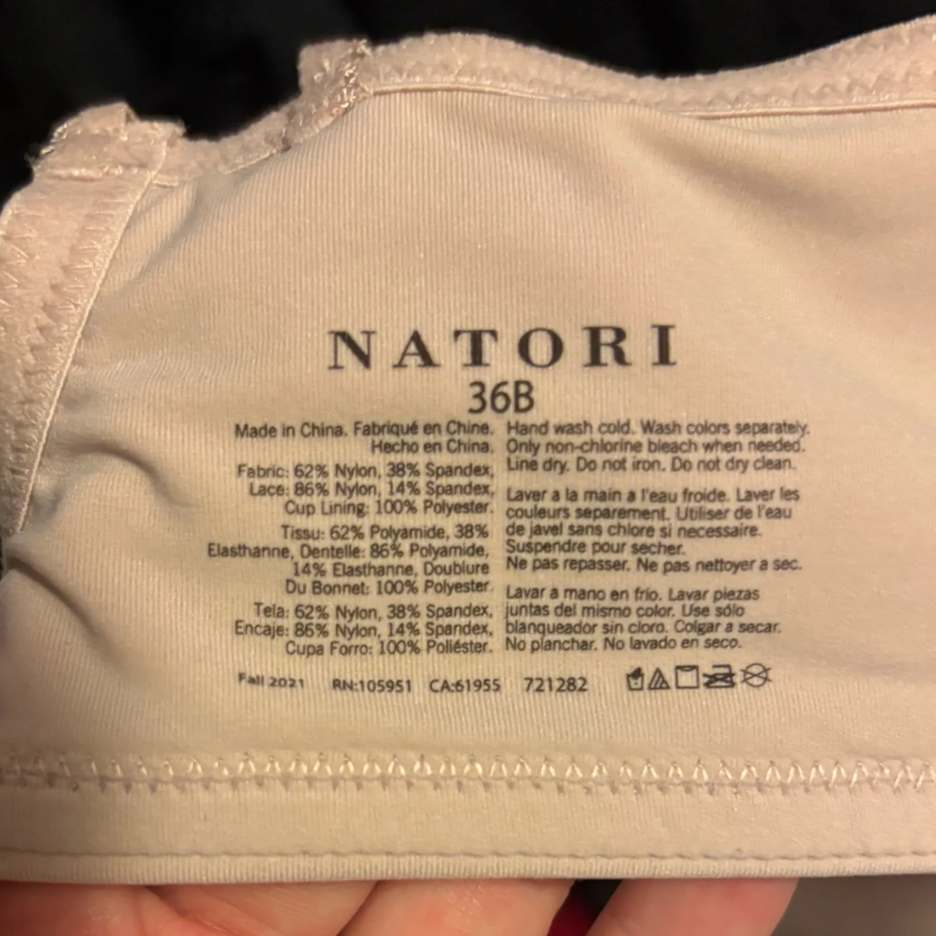 NWT Natori Embolden Contour Underwire Bra sz 36B - Image 3