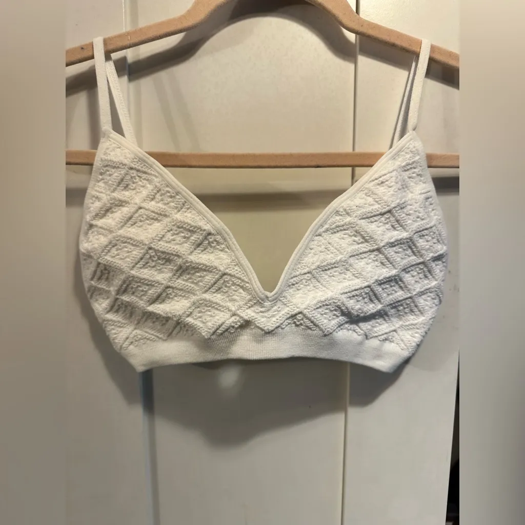NWOT Free People Intimately Bra In White - Image 2