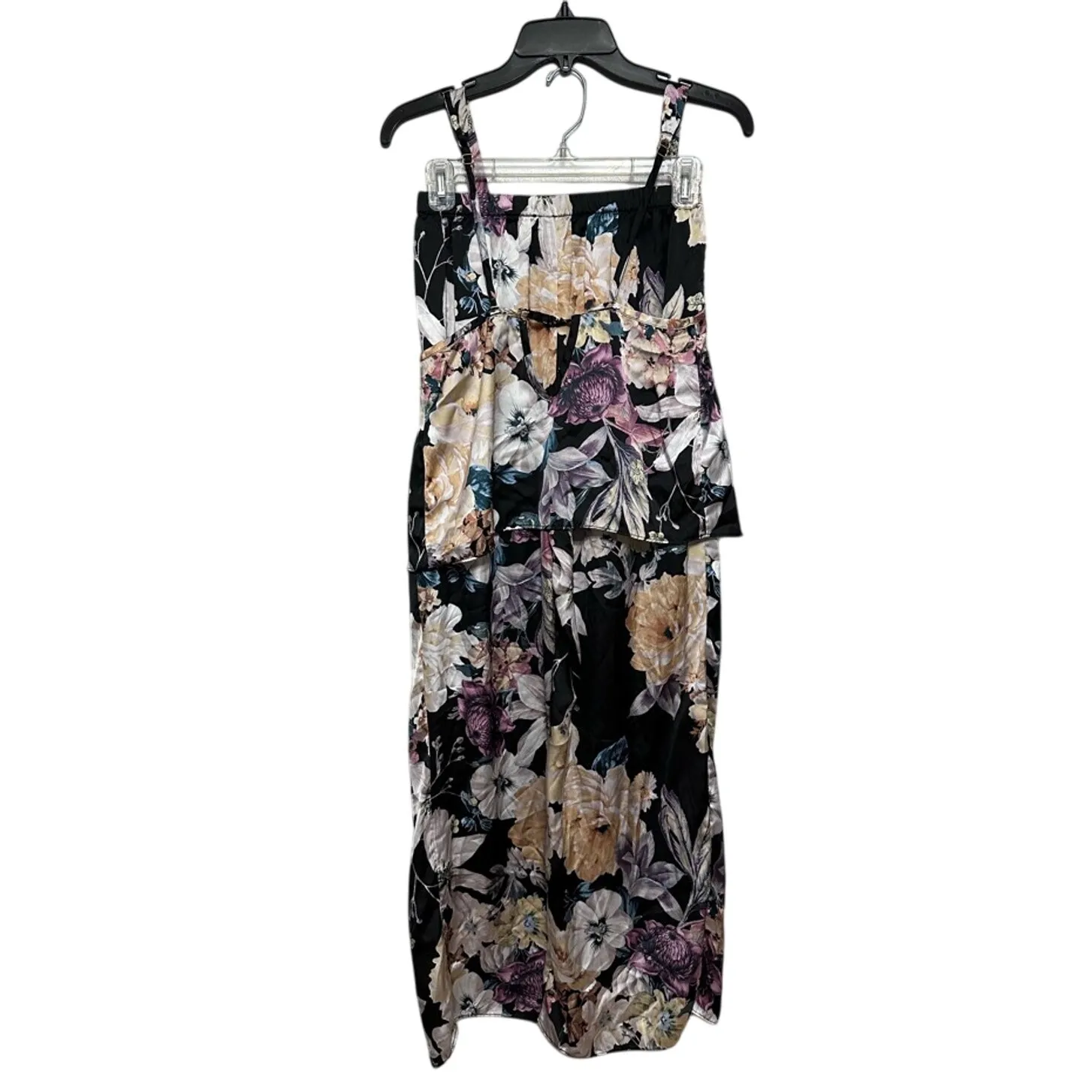 Midnight Laundry Sleepwear Set Sleeveless Top Pull On Pants Floral Multicolor XS - Image 5