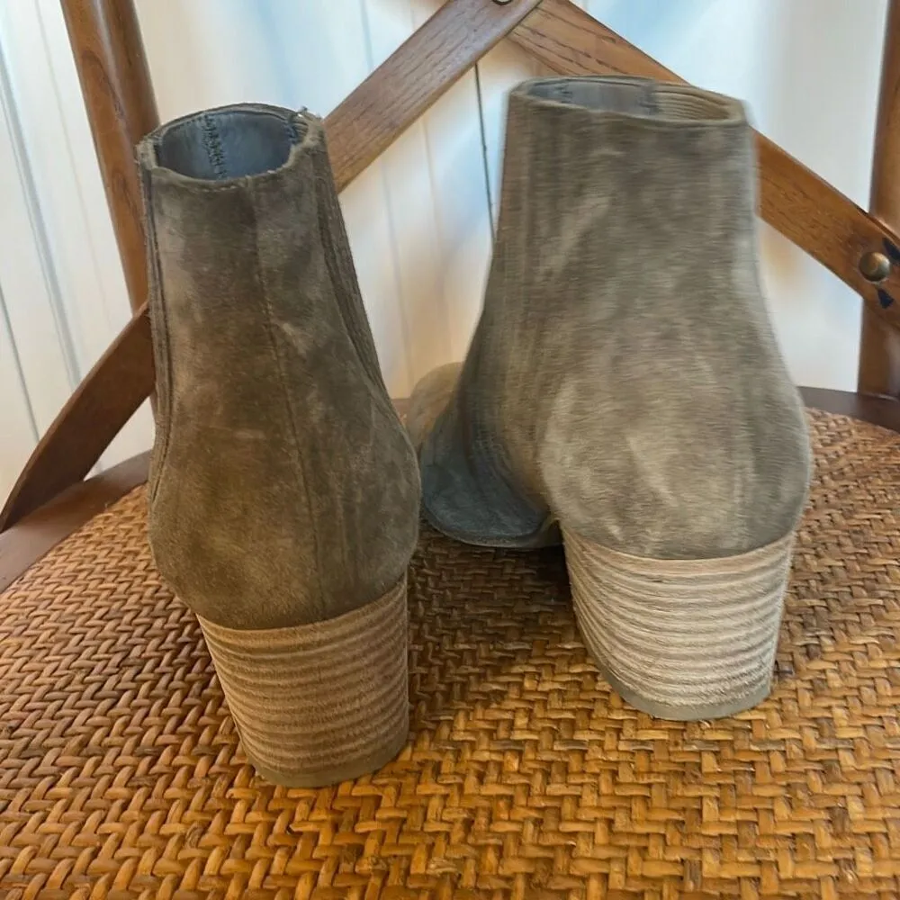 Vince Haider brown suede bootie bloggers favorite 6.5 - Image 5