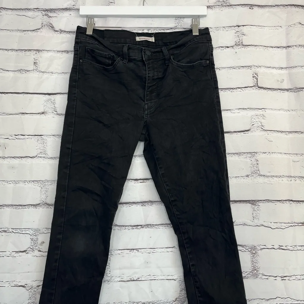 Levi’s 311 Shaping Skinny Jeans Women’s 30 Dark Wash Mid Rise Stretch Denim Y2K - Image 6