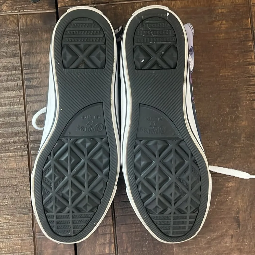 Converse CatWoman Comic High Top Sneakers Womens 8.5 Purple - Image 12