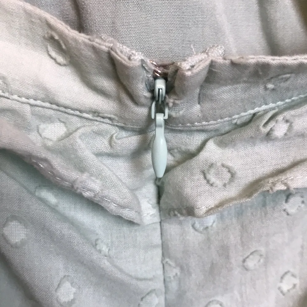 Altar’d State Women’s Swiss Dot Ruffle Cut Out Green Lace-Up Back Mini Dress - Image 7