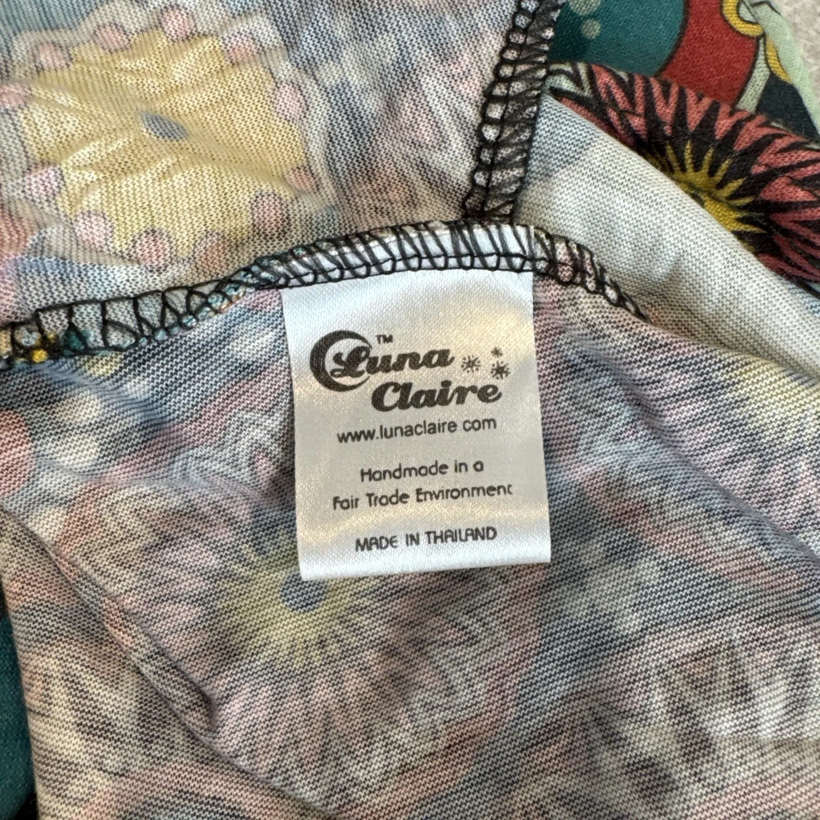 Vintage Y2K 90s Luna Claire Babydoll Dress Small Green Retro Geometric Pockets - Image 11