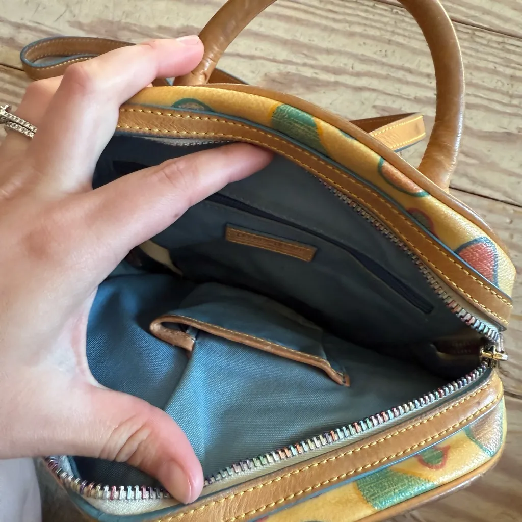 Rare vintage dooney & Bourke rainbow heart collection mini backpack - Image 2