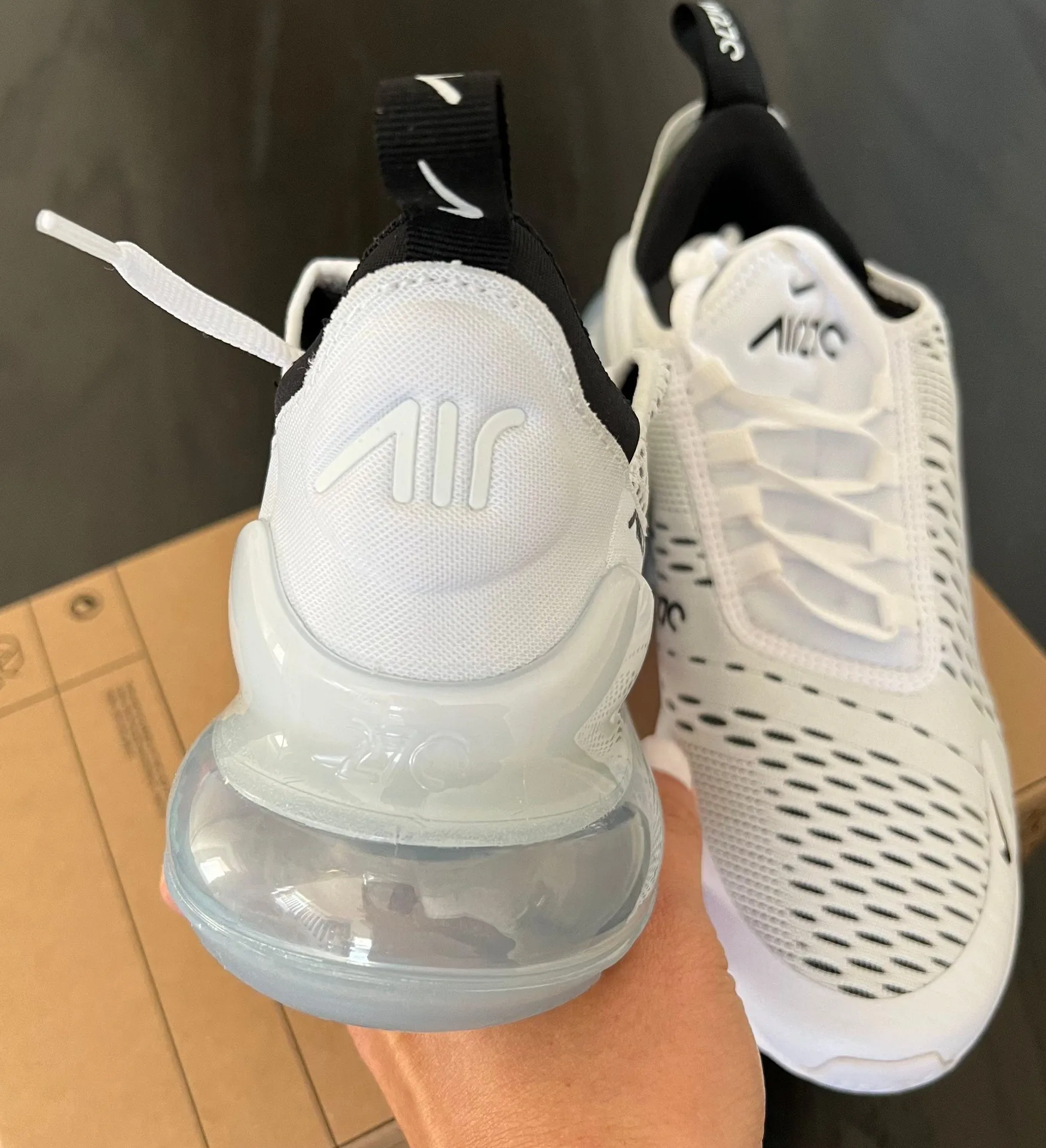 Nike New  Air Max 270 White Black - Image 5