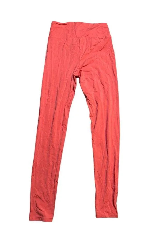 KicKee Womenswear Solid Performance Jersey Legging Pink Size M - Image 2