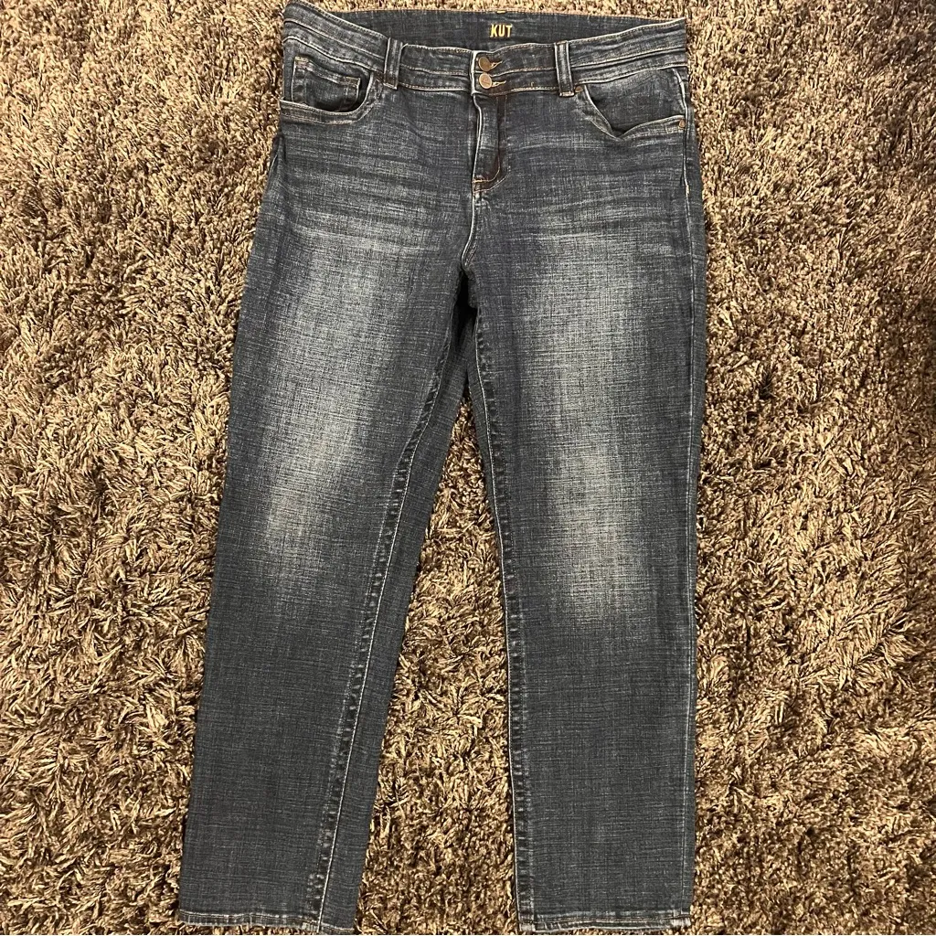 🌸KUT FROM THE KLOTH HIGH RISE STRAIGHT LEG JEANS SIZE 16🌸 - Image 2