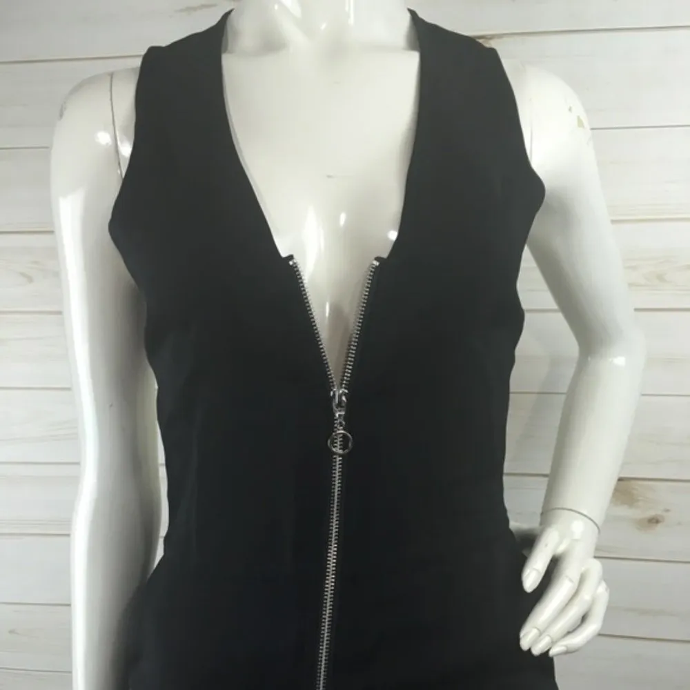 Dolce Vita Zip Up Cutout Exposed Back Mini Dress - Image 4