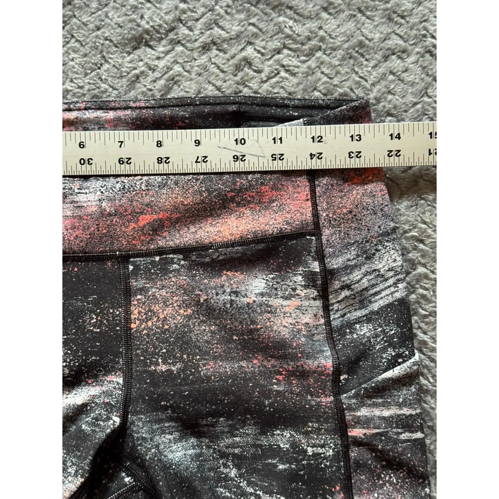 Lululemon Women's Speed Up HR Run Leggings 25" Pockets Abstract Print Size 6‎ - Image 9