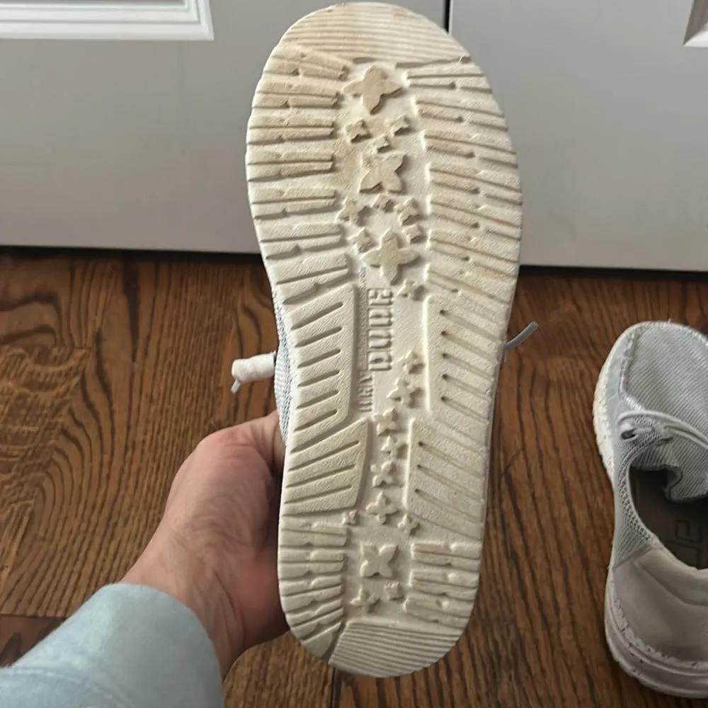 Hey Dude Wendy Sox Stone White Size 8 - Image 6