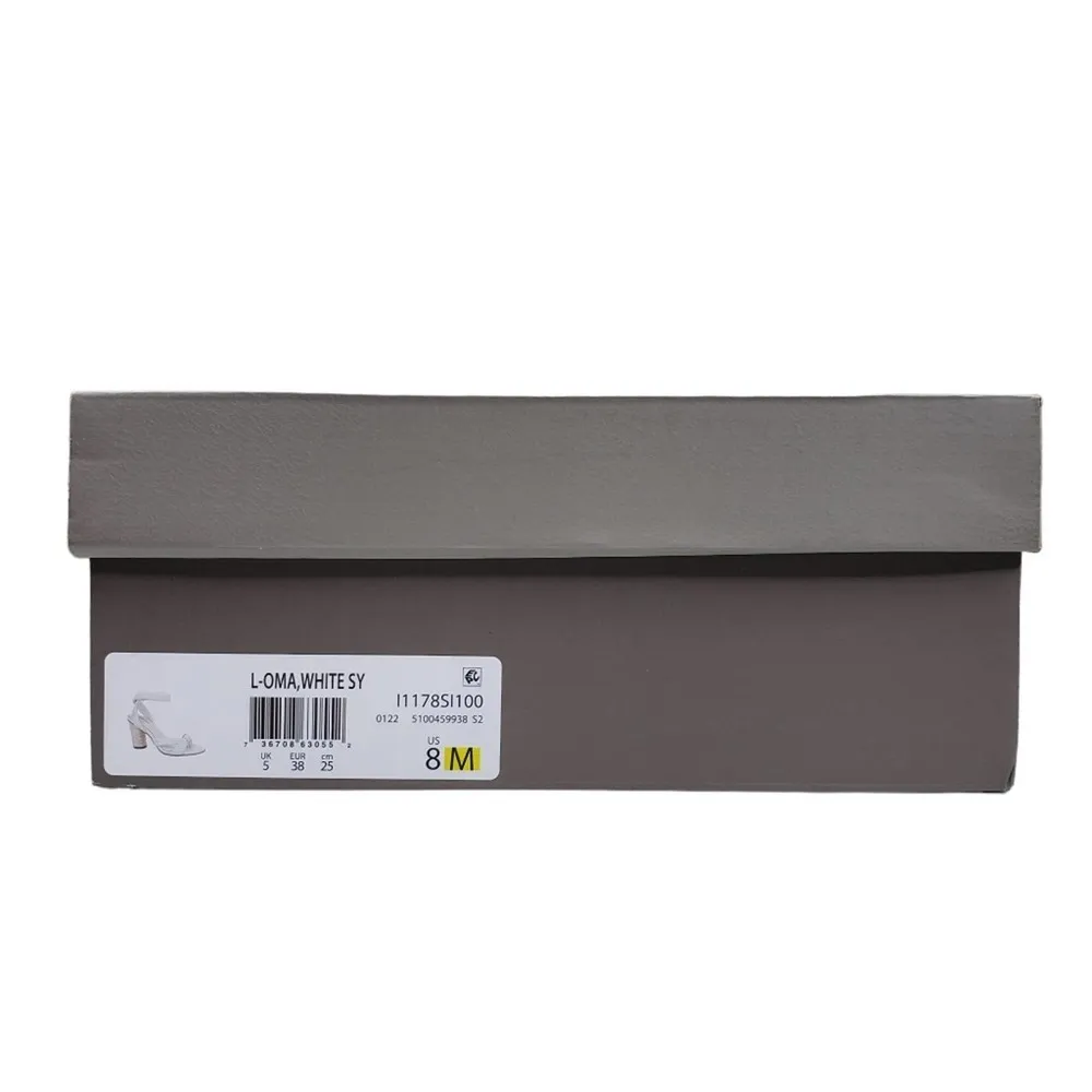 Franco Sarto Womens 8 Oma Ankle Strap Sandal in White NEW - Image 11