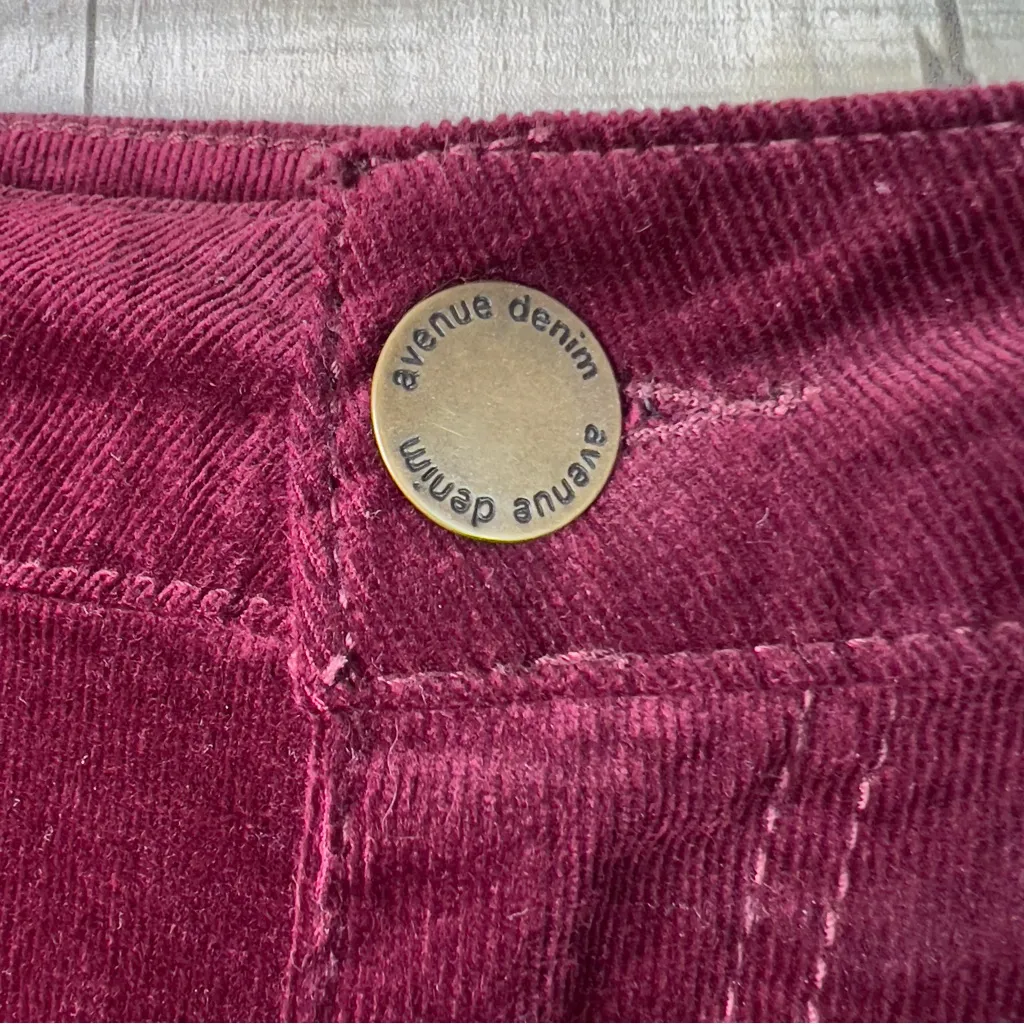 Avenue Denim Size 22A(Average) Stretch Corduroy 5 Pocket Straight Leg Pants - Image 3