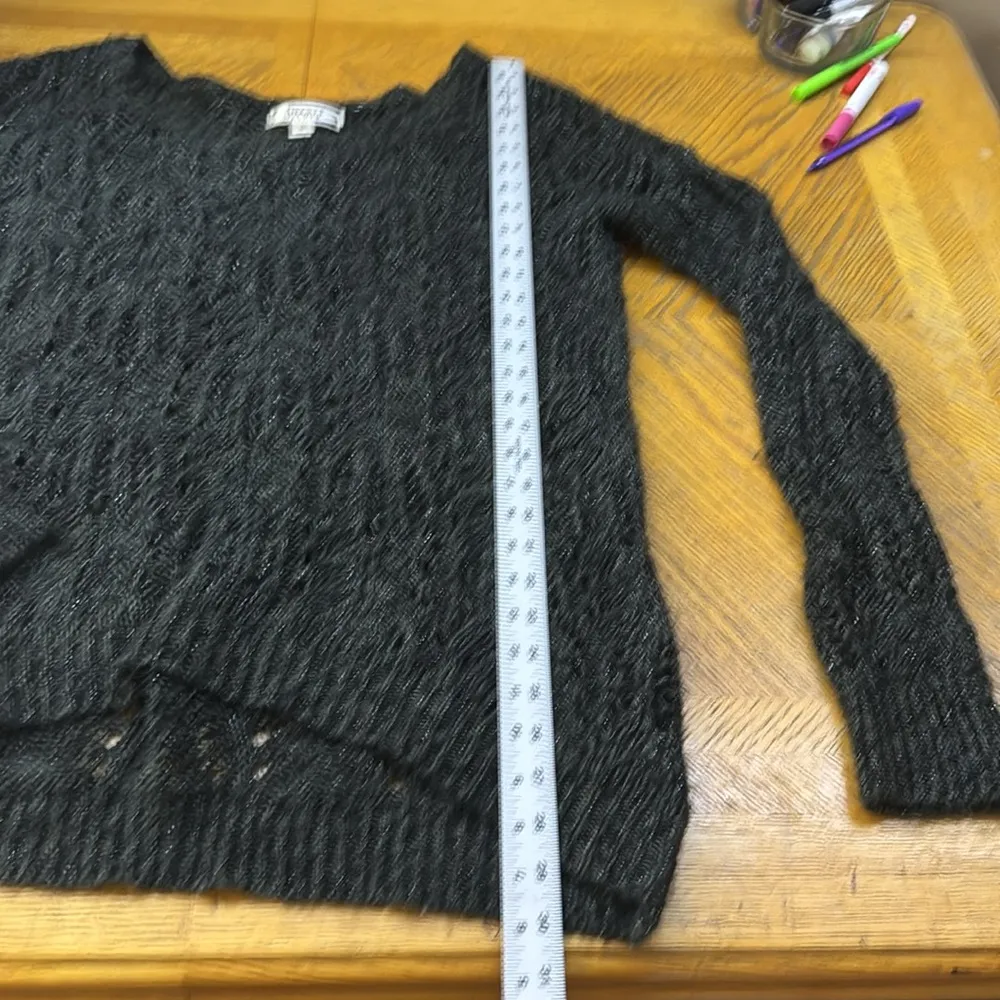 Decree Black Crew Neck Sweater with Relaxed Fit - Image 4