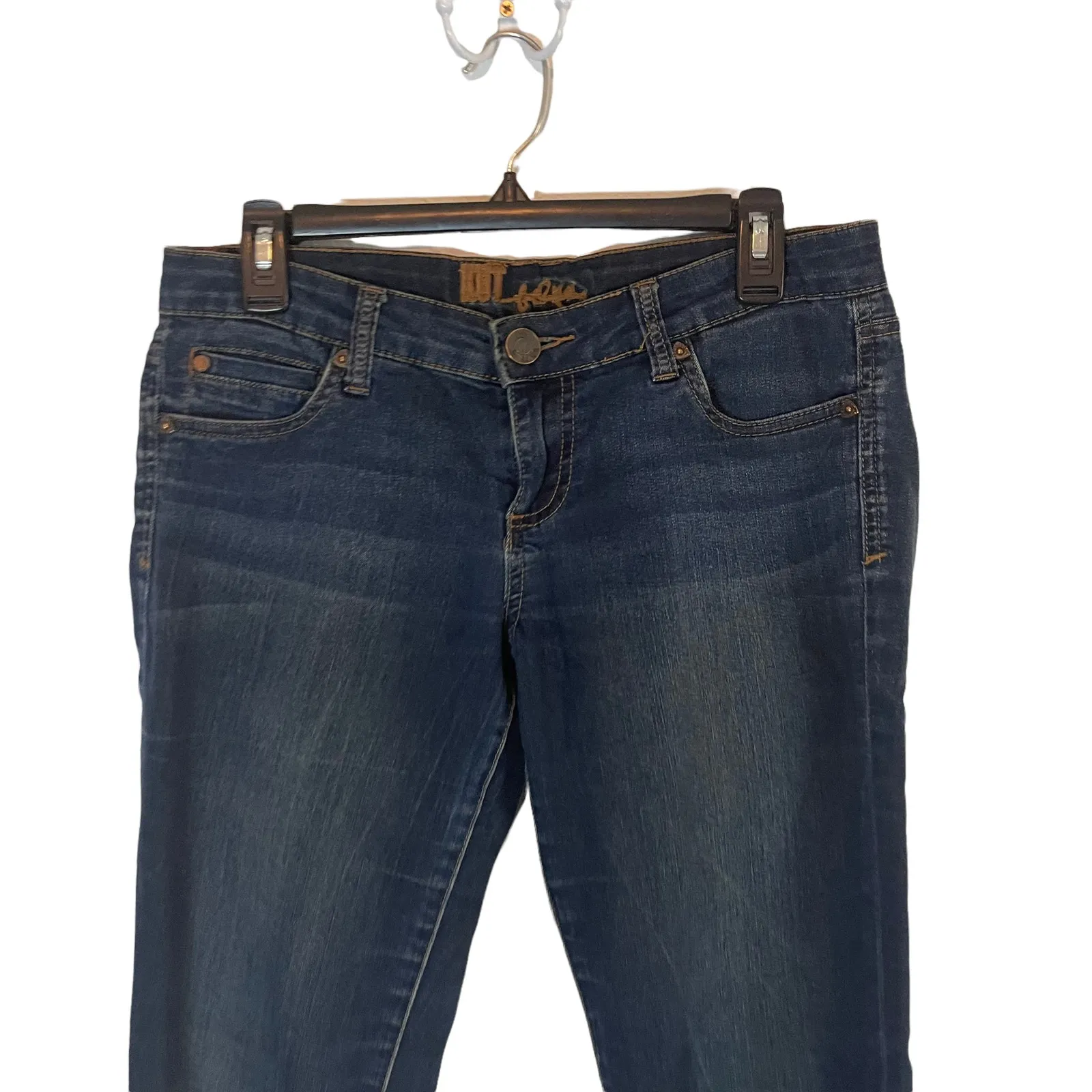 Kut from the Kloth Size 4 Katy‎ Boyfriend Roll Cuff Straight Leg Jeans - Image 2