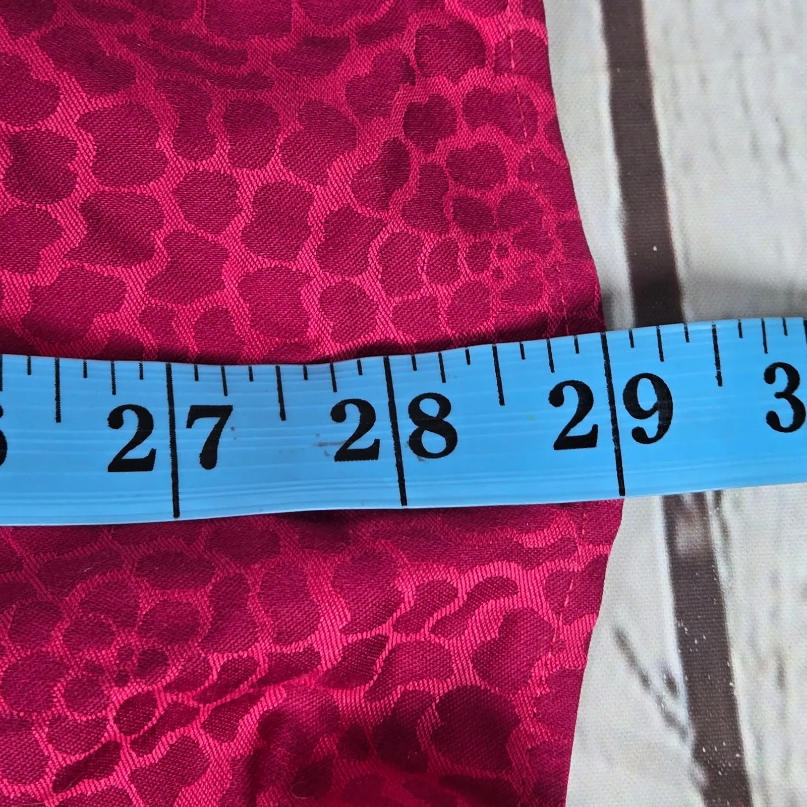 Foxcroft Patterned Long Sleeve V-Neck Button Down Non-Iron Shaped‎ Fit Top 22W - Image 8