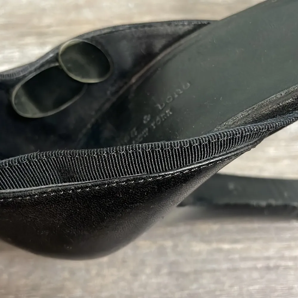 Rag & Bone Albion Black Ankle Strap Heels size 36 - Image 12