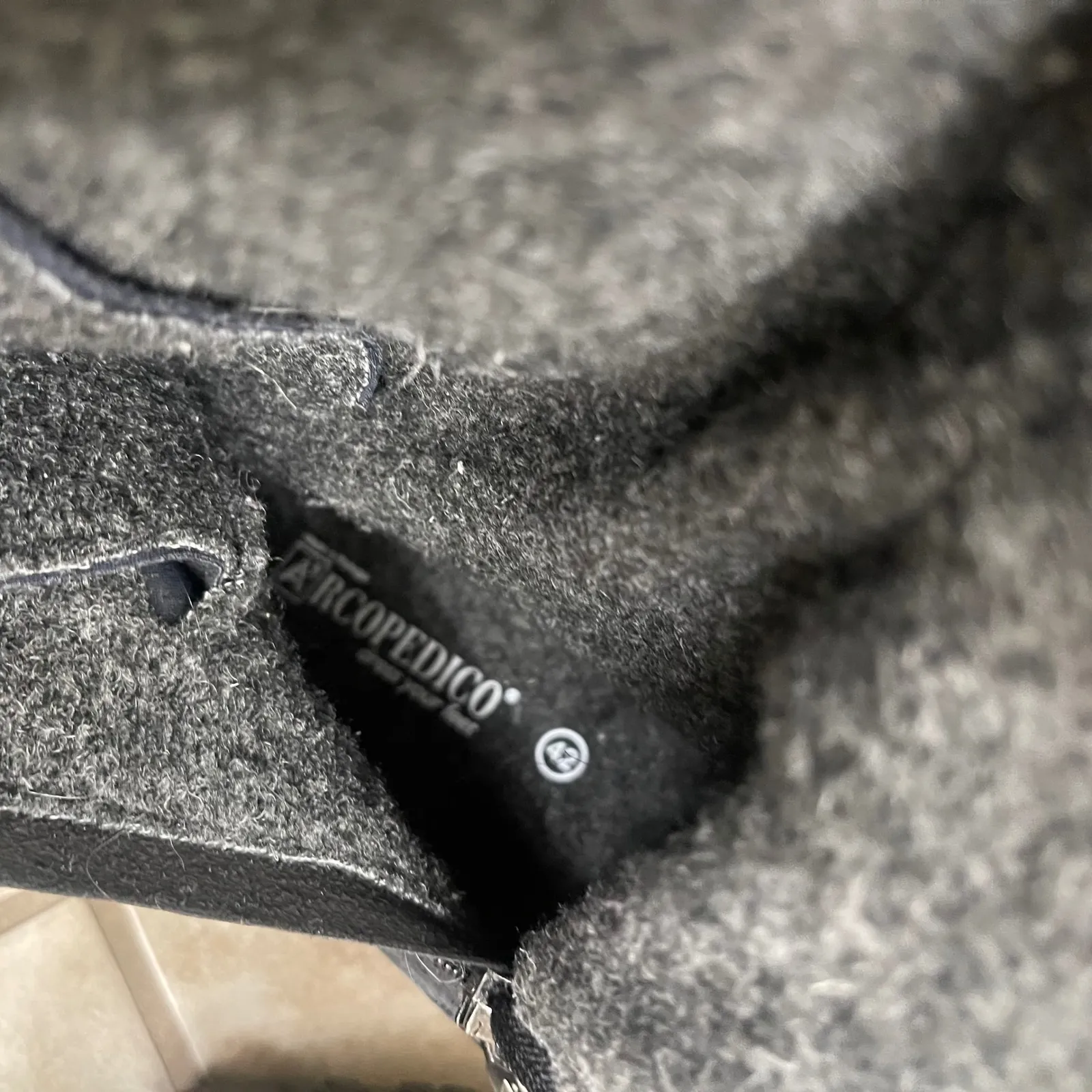 Arcopedico frozen black Leather Suede Lace Up Tall Winter Boots Women 42 10.5 - Image 8