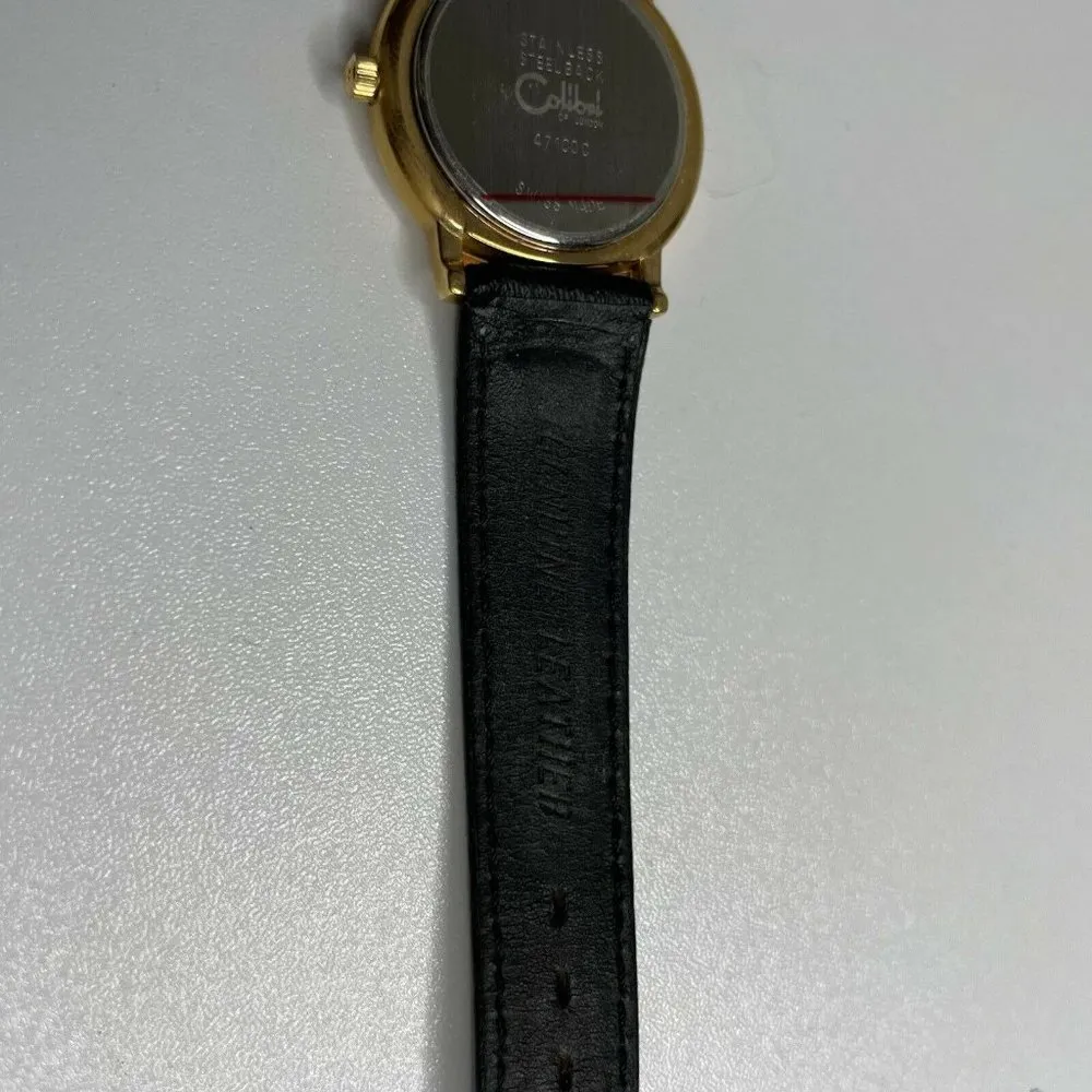 Vintage Colibri Wrist Watch Leather - Image 9