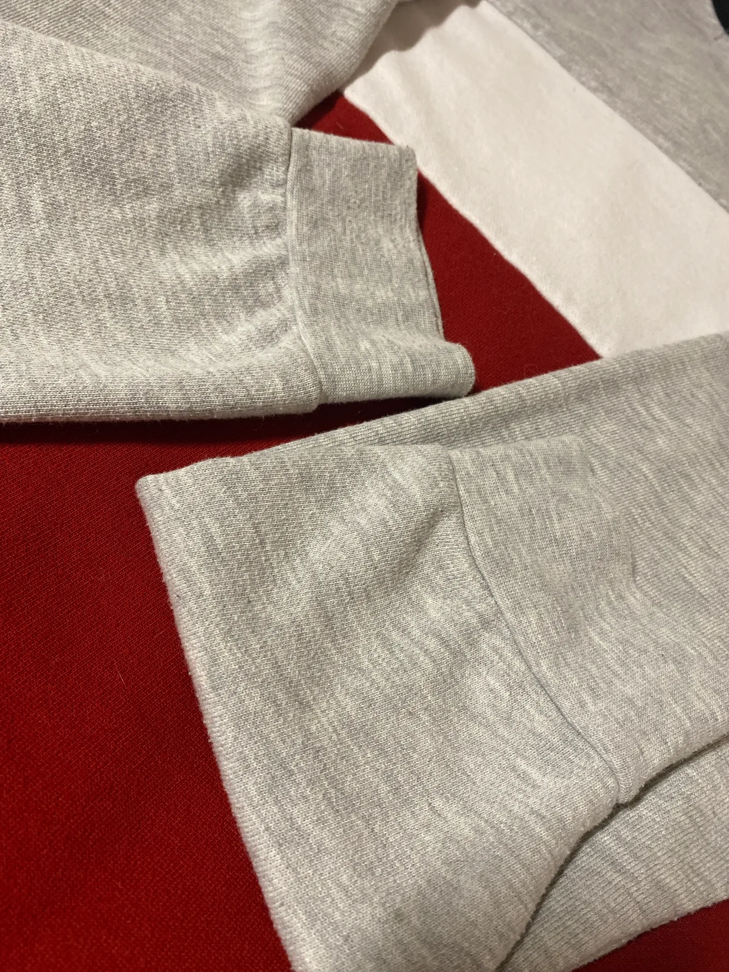 Red Long Sleeve T-shirt Dress - Image 4