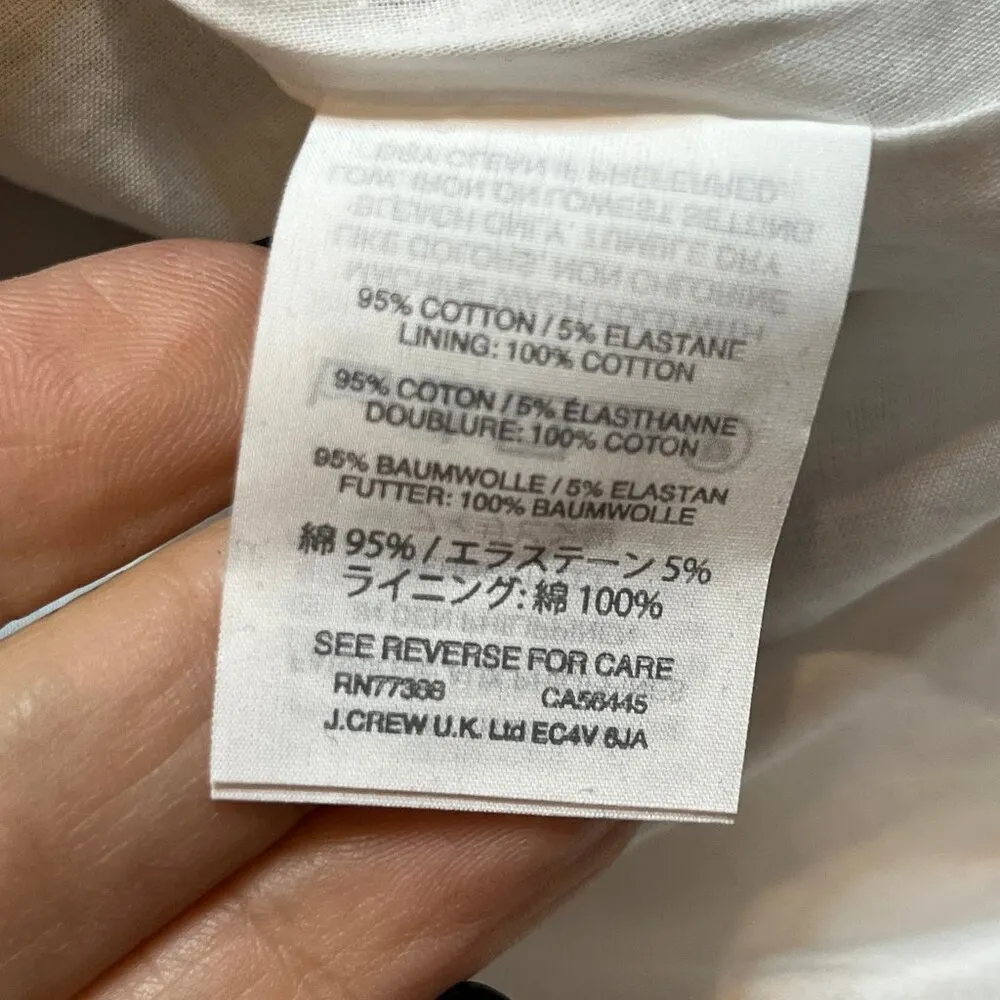 NWT J.Crew Bow Belt Rainbow Gingham Midi Skirt Size 12 Color Block Plaid Check - Image 14