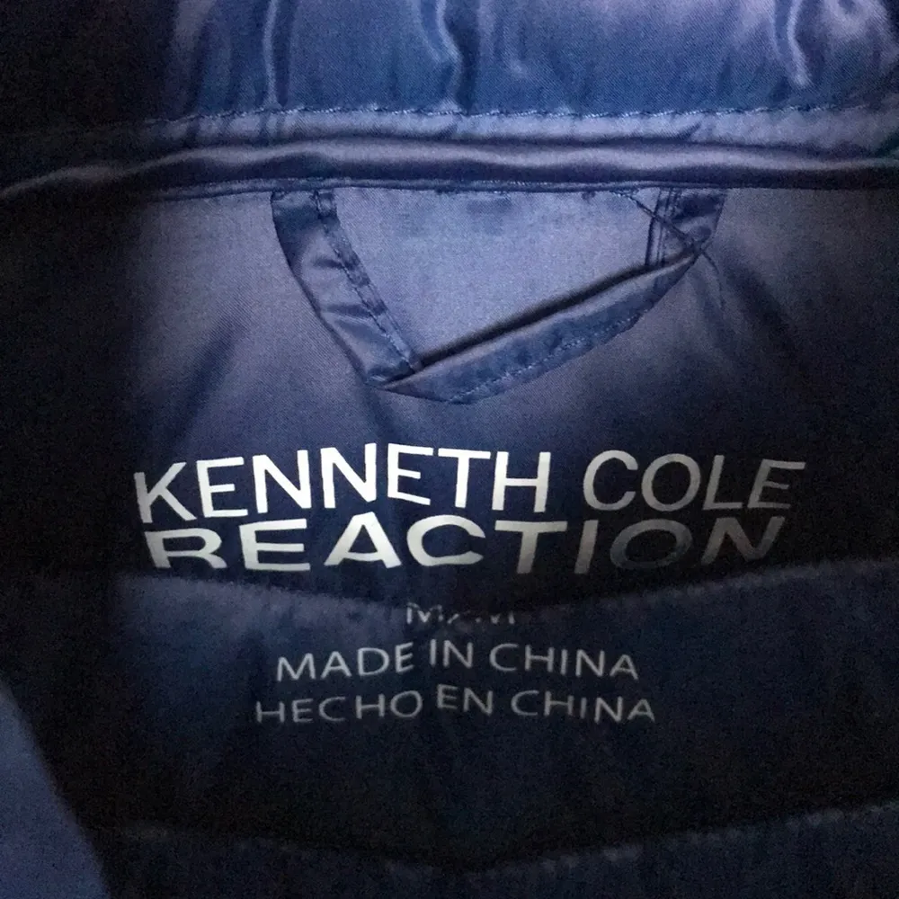 Kenneth Cole Reaction Down Puffer Jacket Blue Coat - Image 5