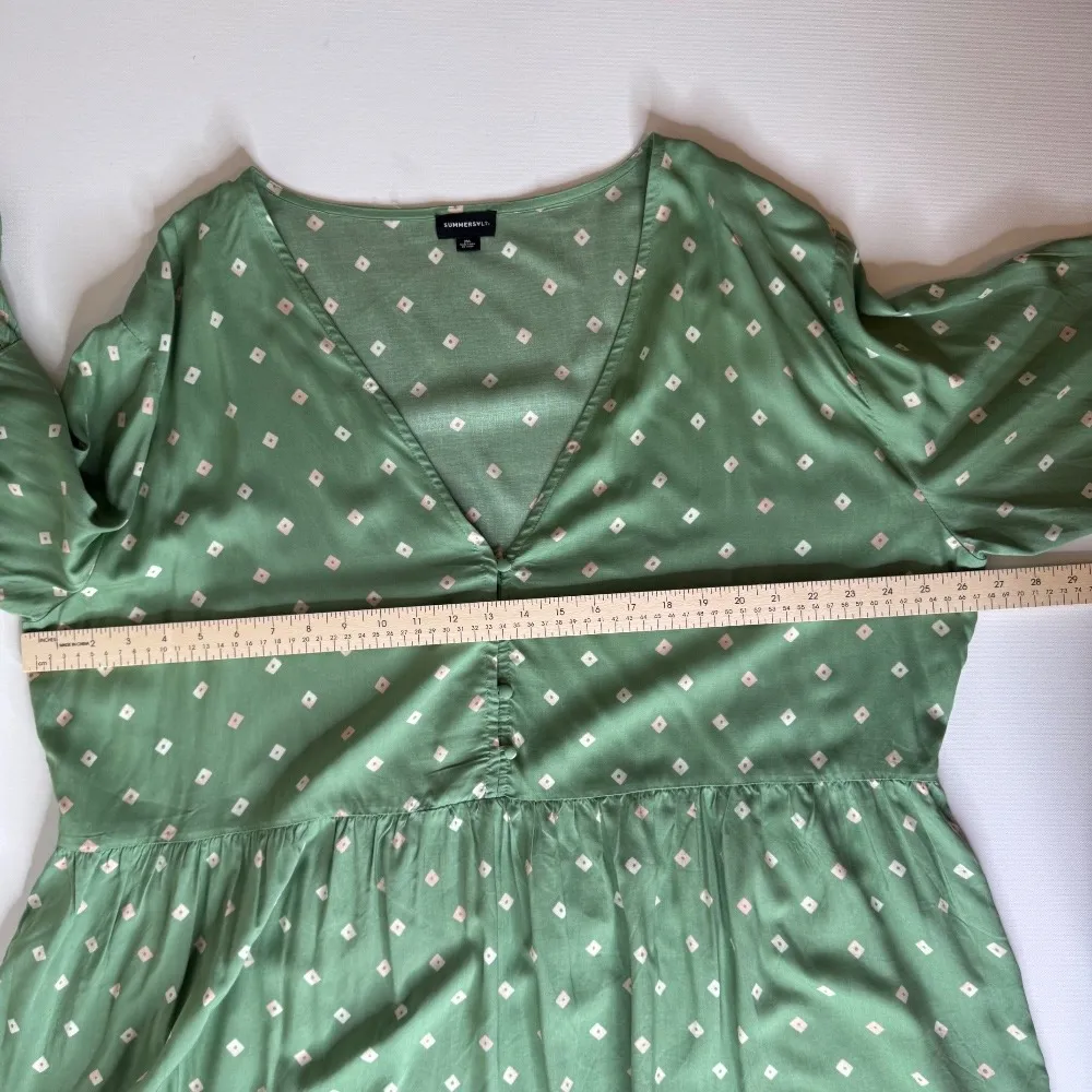 Summersalt Easy Breezy Eco Voile Mini Dress Swim Cover Up in‎ Diamond Dot Sz 2XL - Image 14