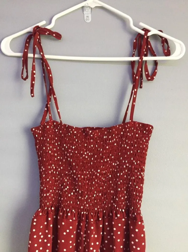 Red Polkadot Jumpsuit - Image 5