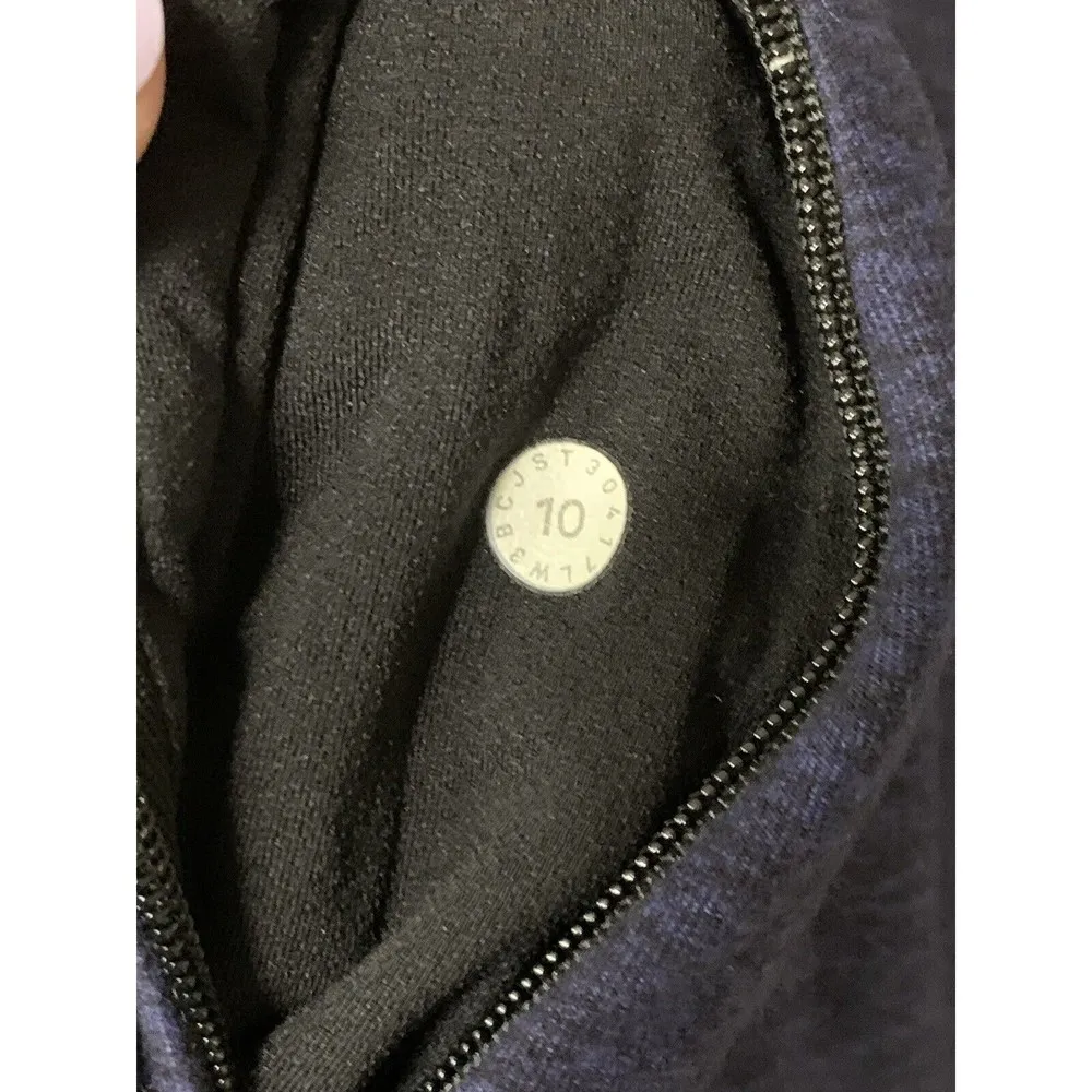 Lululemon Runderful Long Sleeve Top - Heathery Storm Grape / Size 10 - Image 3