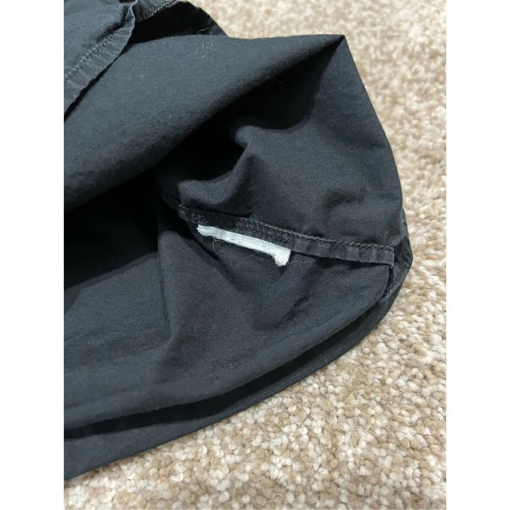 Banana Republic women button up black shirt blouse size M - Image 11