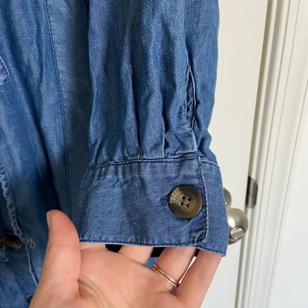 NWOT | American Eagle women’s denim button-front‎ dress — medium - Image 2