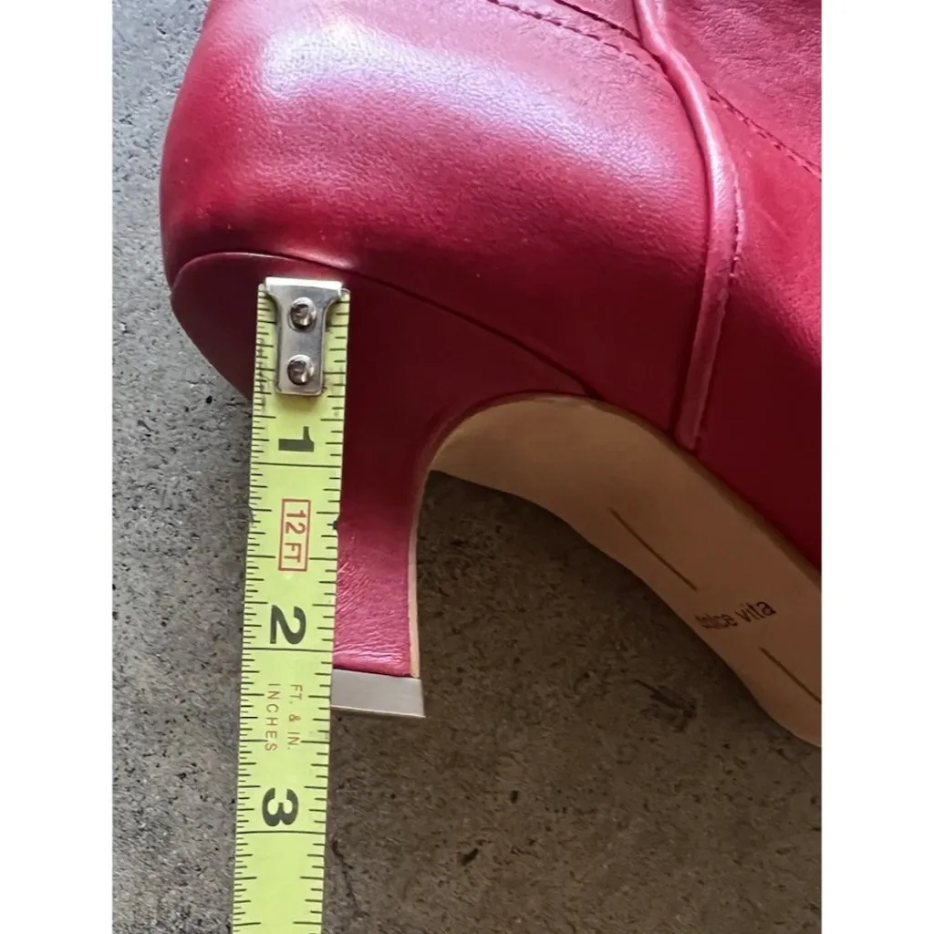 Dolce Vita Women's Size 8.5 Angel Western Cowboy Boots Booties Love Bright Red - Image 10