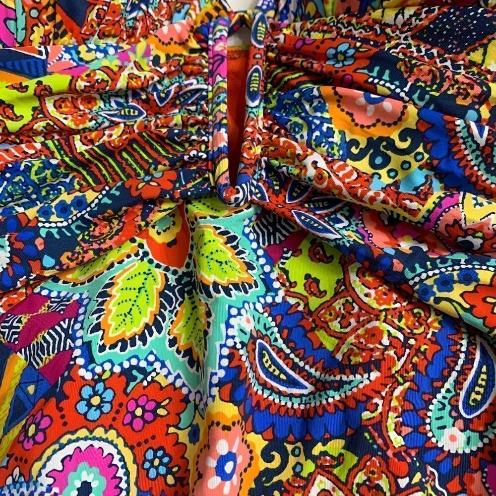 Bleu Rod Beattie groovy colorful swimsuit. - Image 10