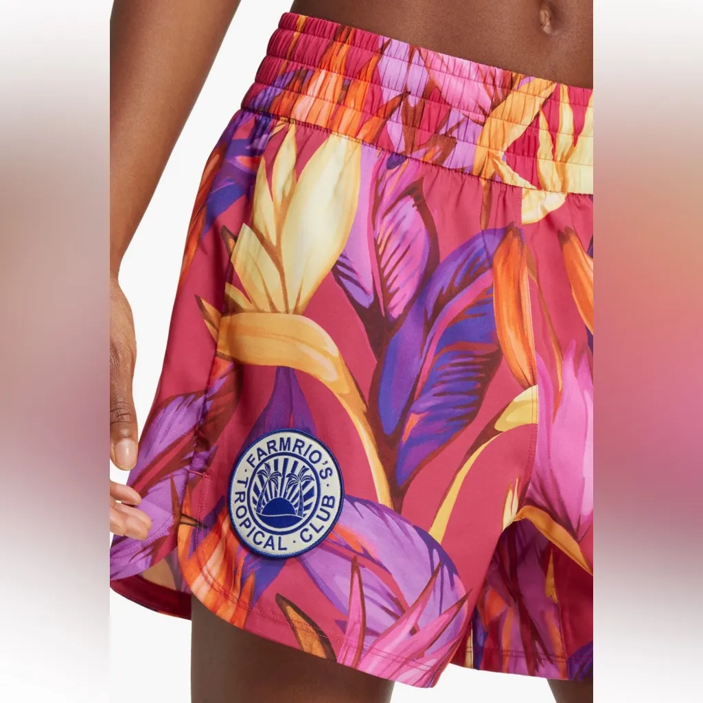 Adidas X Farm Rio Pacer Shorts Size XL - Image 3