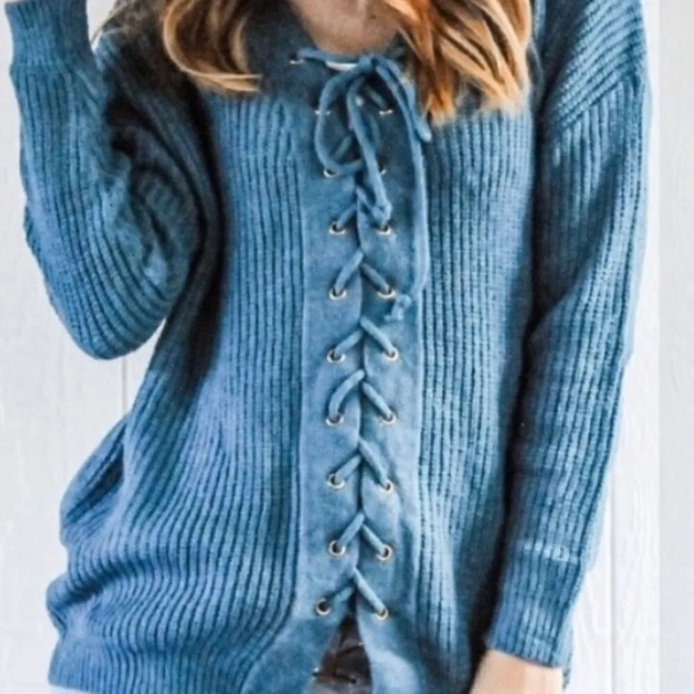 Ribbed Laced Sweater‎ - Image 7