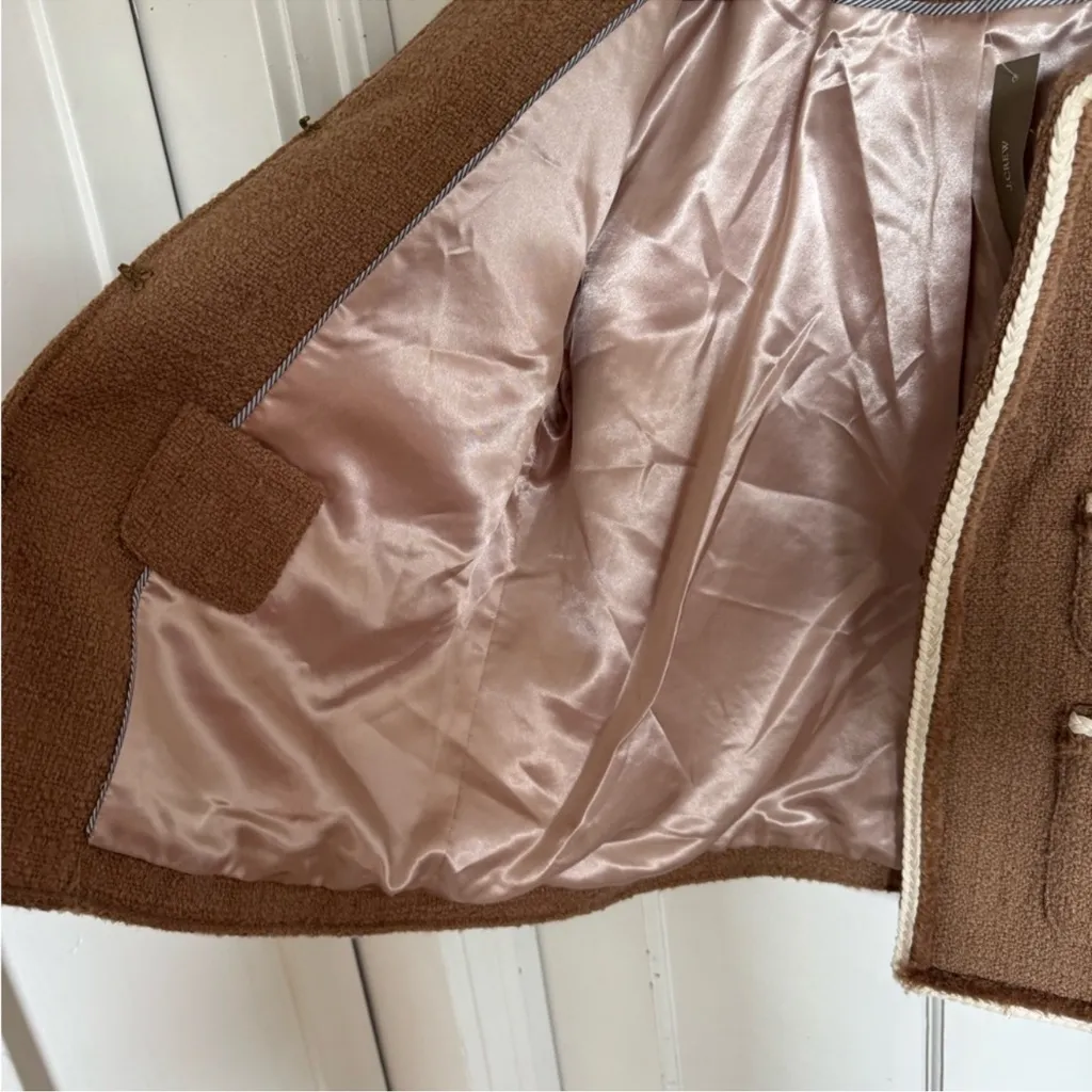 NWT J.Crew Frances Lady Jacket in Martime Tweed size 16 - Image 9