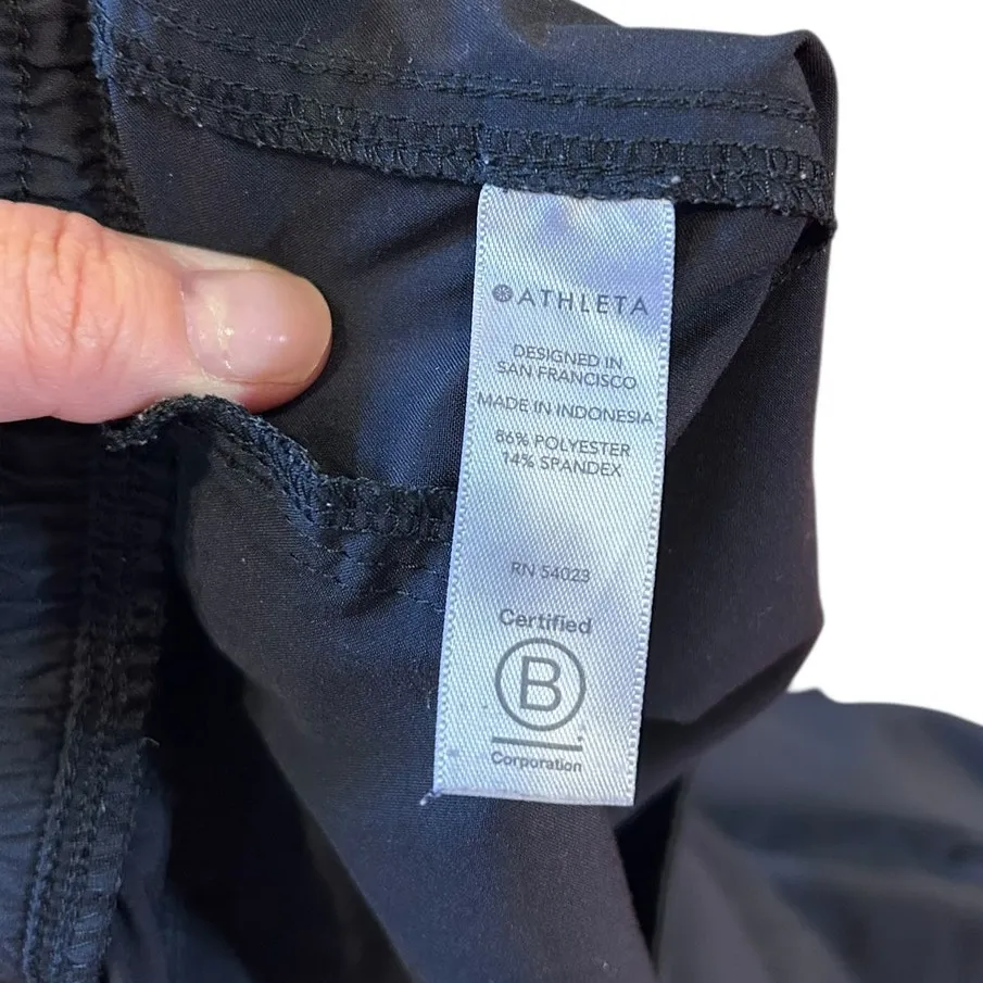 ATHLETA Women's Chelsea Utility Joggers Pants Size 4 Black Stretch Pants - Image 10