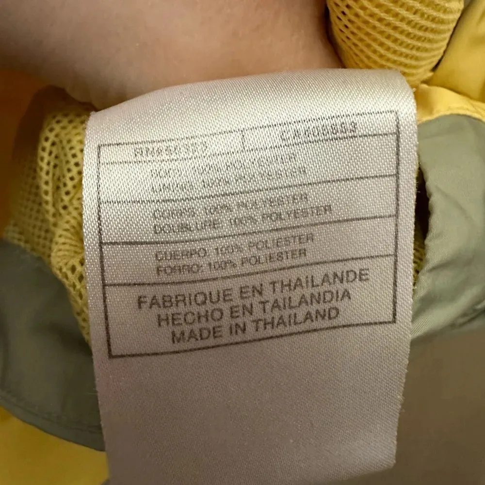 Nike ACG Womens Windbreaker XL 16-18 Yellow Outer Layer 3 Clima Fit Jacket - Image 6