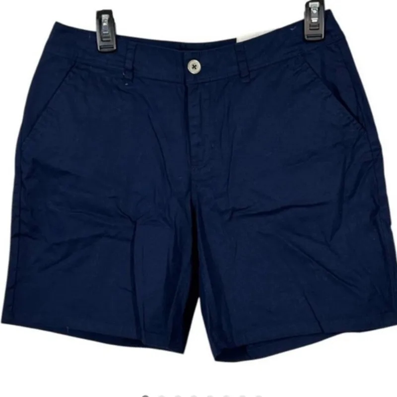 Cato Contemporary Blue Chino Shorts Size 6 NWT Business Casual Cotton Blend - Image 2