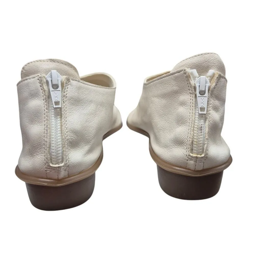 Sesto Meucci Everly Italian Leather Sandals White Sz 9.5 - Image 3