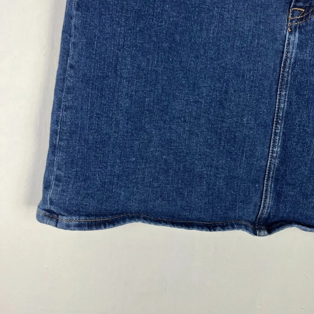J. Crew Factory Denim Mini Skirt Jean Size 10 EUC T2829 - Image 4
