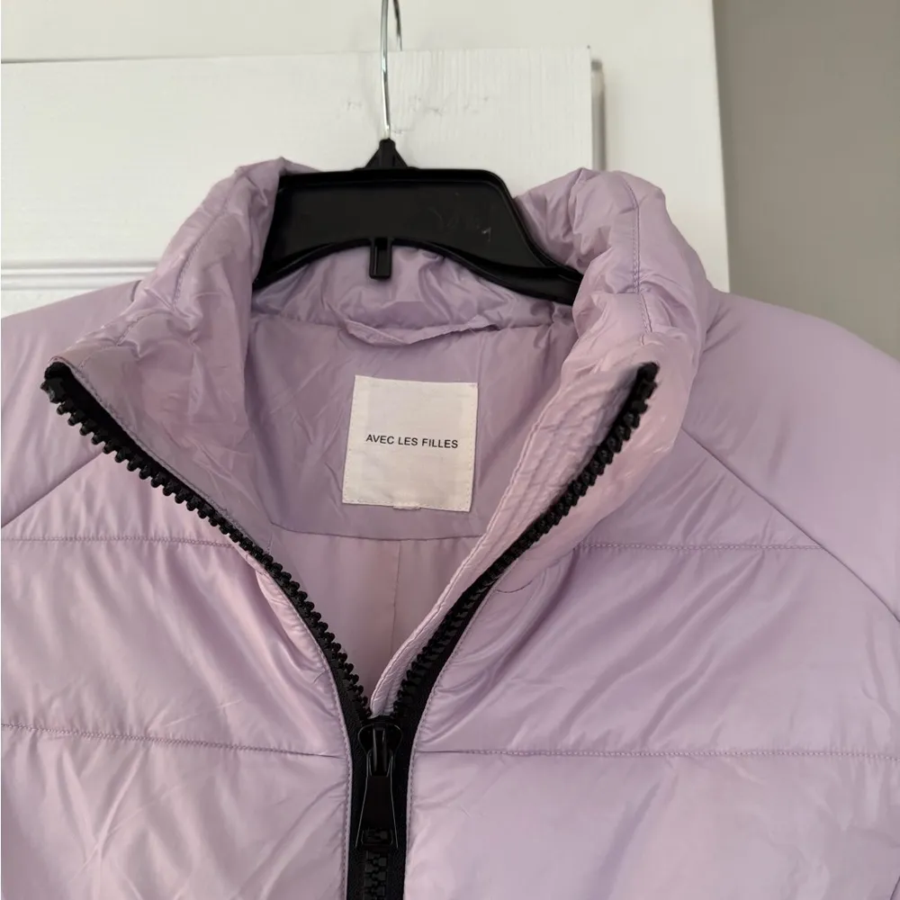 Avec Les Filles lilac puffer vest - Image 4