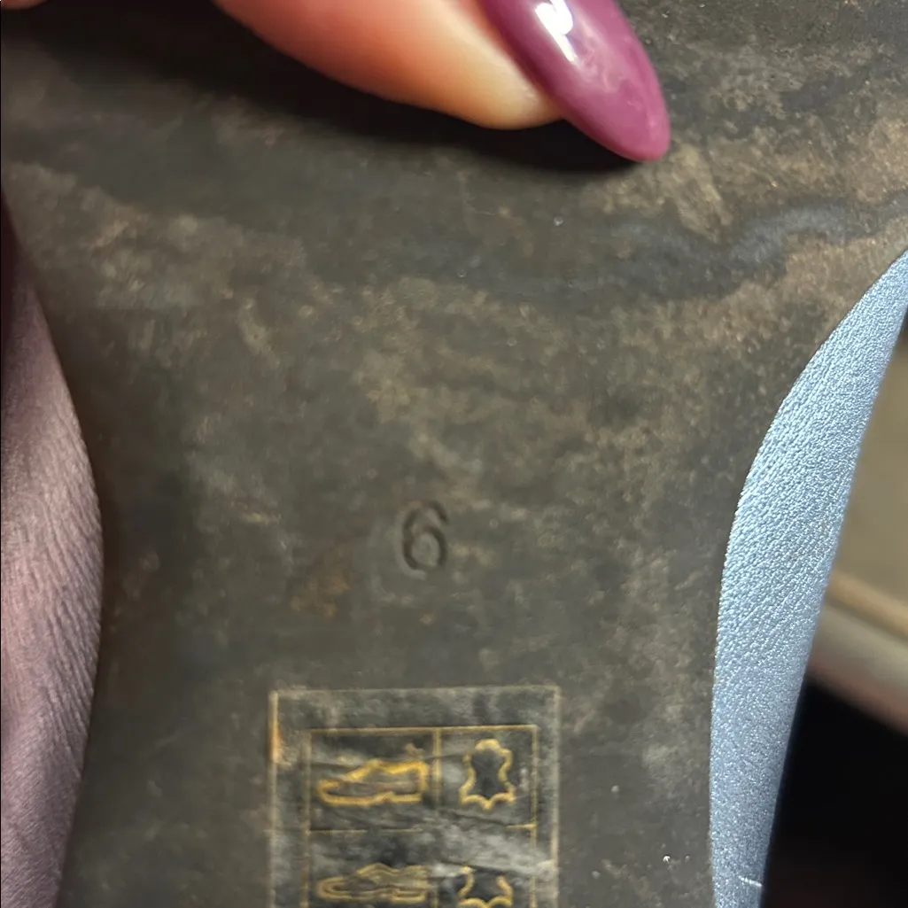 Jeffery Campbell Women’s 6 Metallic Blue Embroidered Cowboy Boots - Image 5